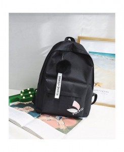 The new 2023 street korean style canvas backpack large capacity knapsack students bag handbag leaves