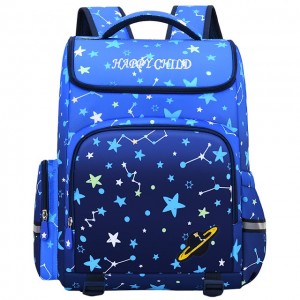 2023 new children’s book bag star gradient spinal — the 1-3-6 grade both men and women, a primary school pupil’s school bag back