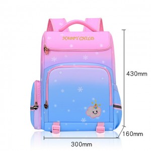 2023 new children’s book bag star gradient spinal — the 1-3-6 grade both men and women, a primary school pupil’s school bag back