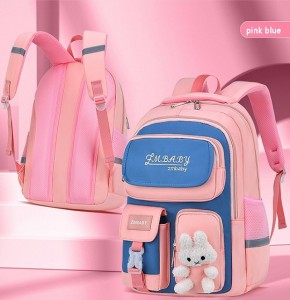 2023 new pupil cartoon bags 1-3-6 grade of portable leisure backpack of the girls and boys