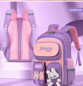 2023 new pupil cartoon bags 1-3-6 grade of portable leisure backpack of the girls and boys