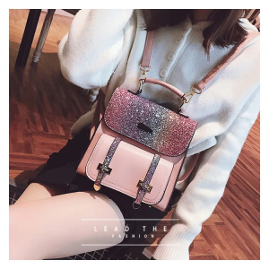 backpack Korean version sequins travel backpack Trend bags Single-shoulder bags