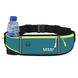 2023 fashion outdoor waterproof nylon thin waist bag belt unisex with water bottle holder