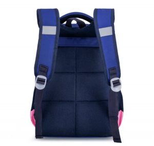 manufacture Wholesale Fashion students blue nylon school Backpacks for teenagers