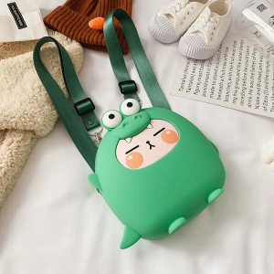 Cartoon children schoolbag fashion silicone backpack kindergarten lovely zoo Leisure wallet kids backpack bag