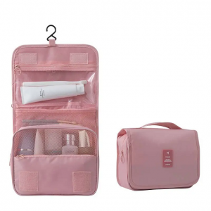 New large capacity multifunctional travel hook folding suspension toiletry and makeup bag