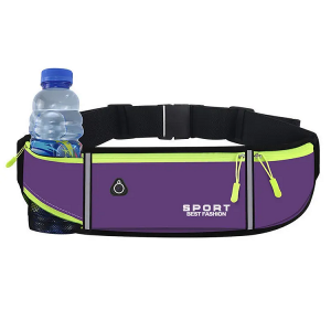 2023 fashion outdoor waterproof nylon thin waist bag belt unisex with water bottle holder