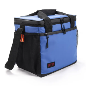 Wear resistant leather film  insulation picnic bag drink portable  large capacity beach food cooler bag for cans