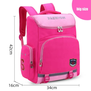 multi color fashion waterproof student kid kids school bag for book