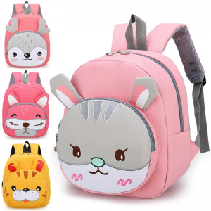 Cartoon tiger hippo fox deer rabbit Kindergarten school bag baby girl school bag mini school bag