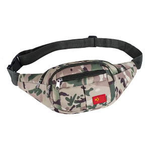 New multifunctional large capacity abrasion proof camouflage Oxford waist bag