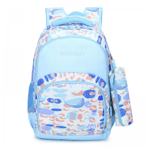 Children primary school students boys and 6-10 years weight reduction schoolbag kids school bag set school bag waterproof