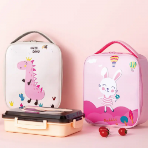 New students outdoor aluminum foil lunch bag cartoon children portable lunch bag wholesale