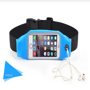 Outdoor sports touch screen anti-theft sweat proof and waterproof waist bag women