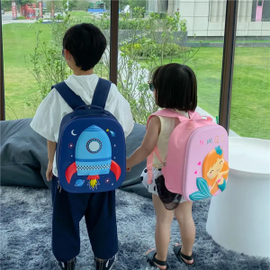 Cartoon fashion new kindergarten schoolbag EVA large capacity practical children backpack leisure lovely load reduction