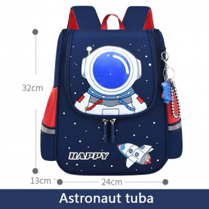 The new cartoon space bag cute lightweight tiger Unicorn backpack for boys and girls