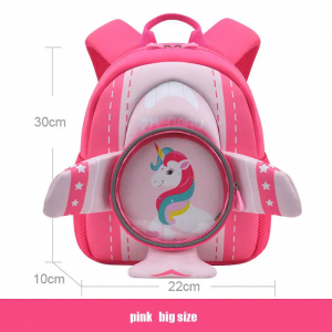 New kindergarten schoolbag male cartoon cute 3D preschool schoolbag trend light children’s shoulder mini bag