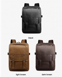 2023 Latest men’s business shoulder COMPUTER PU backpack