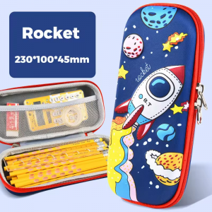 3D three-dimensional pencil case Cartoon multi-functional pencil case Kindergarten gift Large capacity pencil case