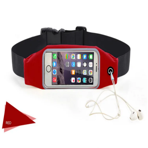 Outdoor sports touch screen anti-theft sweat proof and waterproof waist bag women