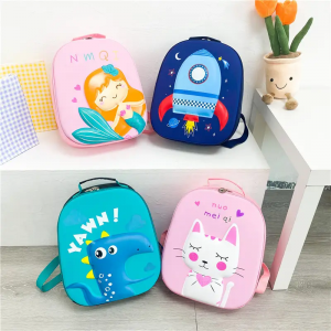 Cartoon fashion new kindergarten schoolbag EVA large capacity practical children backpack leisure lovely load reduction