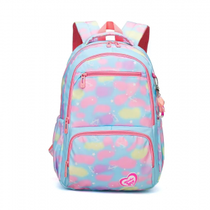 Primary school girls grade 4-6 Princess campus light anti splash Korean Backpack kids school bag with lunch box