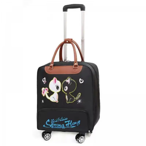 Female hand luggage large capacity wheel pull rod bag travel bag boarding bag