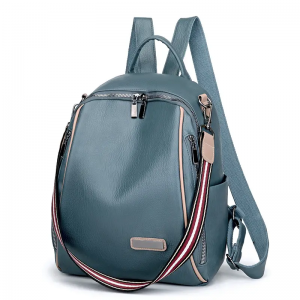 Factory Retail Multifunctional Tassel Pu Leather Backpack for Women Polyester Lady Newest Female pop backpack