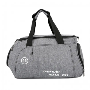 New fitness bag dry wet separation single shoulder portable dual-purpose logo printing travel bag