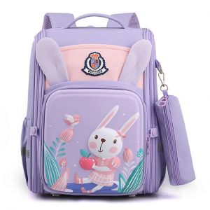 New product 3D backpack primary school students 2-5 grade boys and girls lightweight spine protection schoolbag