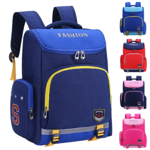 multi color fashion waterproof student kid kids school bag for book