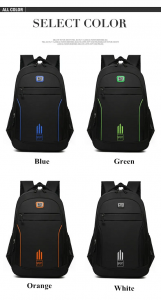 Large capacity backpack student schoolbag travel bag