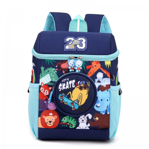 2023 new little lion children’s schoolbag card cute kindergarten boys and girls lightweight backpack