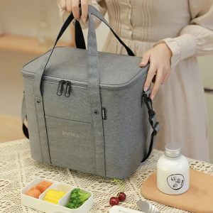 2023 fashion custom tote cooler lunch bag thermal insulated food shoulder Outdoor cooler bag for traveler