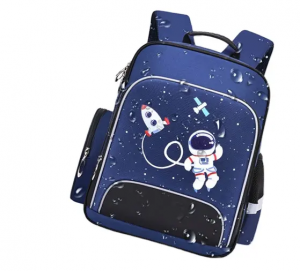 Astronaut new cartoon lightening children customized logo wholesale schoolbags