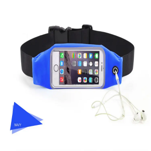 Outdoor sports touch screen anti-theft sweat proof and waterproof waist bag women