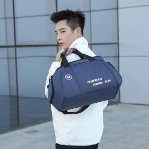 New fitness bag dry wet separation single shoulder portable dual-purpose logo printing travel bag