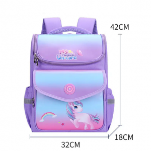 Girls one-piece schoolbag for primary school children 1-3-6 School bag for boys