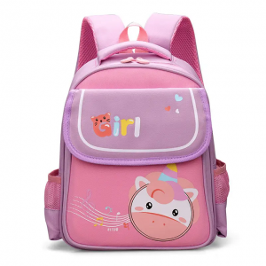 Cartoon large capacity portable kindergarten backpack Korean version children 3-6 years old small school bag