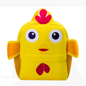 Manufacturer customized diving material Children’s schoolbag kindergarten cartoon backpack animal schoolbag