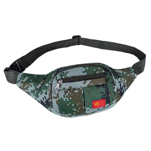 New multifunctional large capacity abrasion proof camouflage Oxford waist bag