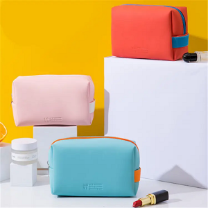 2023 new waterproof Pu wash bag outdoor travel cosmetics storage bag men’s and women’s hand-held cosmetic bag