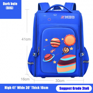 whole space man unicorn children boys girls cartoon printing school bag backpack for children