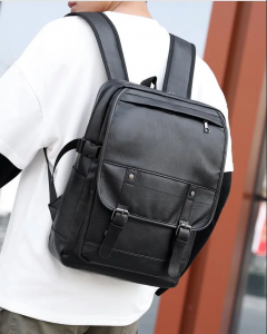 2023 Latest men’s business shoulder COMPUTER PU backpack