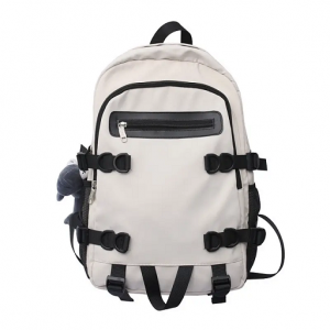 Manufacturer customized 2021 new nylon cloth backpack fashion backpack men’s and women’s backpack leisure bag