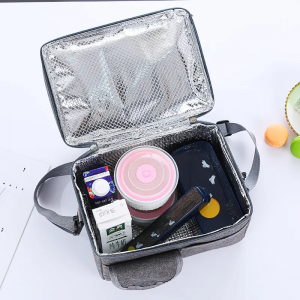 Double-layer cationic one-shoulder ice pack breast milk fresh-keeping milk pack mom pack outdoor picnic insulation cooler bag