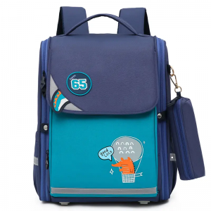 New 1-3 grade children primary school schoolbag female decompression weight cartoon foreign trade boy schoolbag wholesale