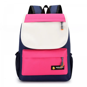 Children’s schoolbags printed logo children’s schoolbags printed word backpack high quality candy color school bag