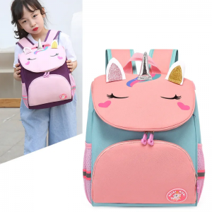 Schoolbag Primary school girls grade 1-3 dinosaur unicorn cartoon can love weight reduction backpack school bag unicorn