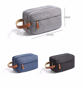 2023 New men’s toiletry bag retro Oxford cloth portable makeup bag waterproof portable business storage bag